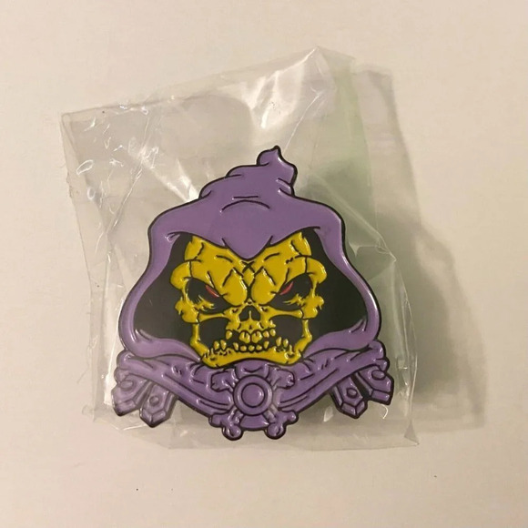 Lot of  3 Enamel Metal Pin Double Rubber Backing Pokemon Dragon Ball Z Skeletor - Picture 6 of 7